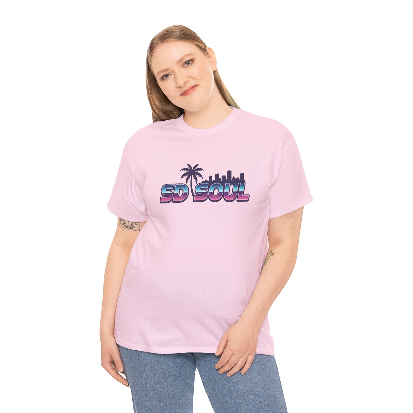 San Diego Soul: Retro Palm Premium Beach Vibe Tee