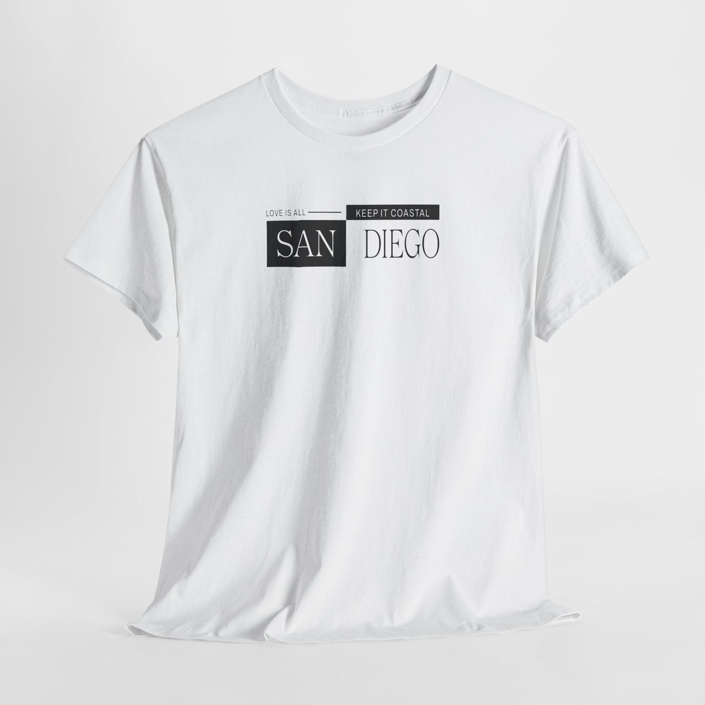 Stylish San Diego Vibes Graphic Tee