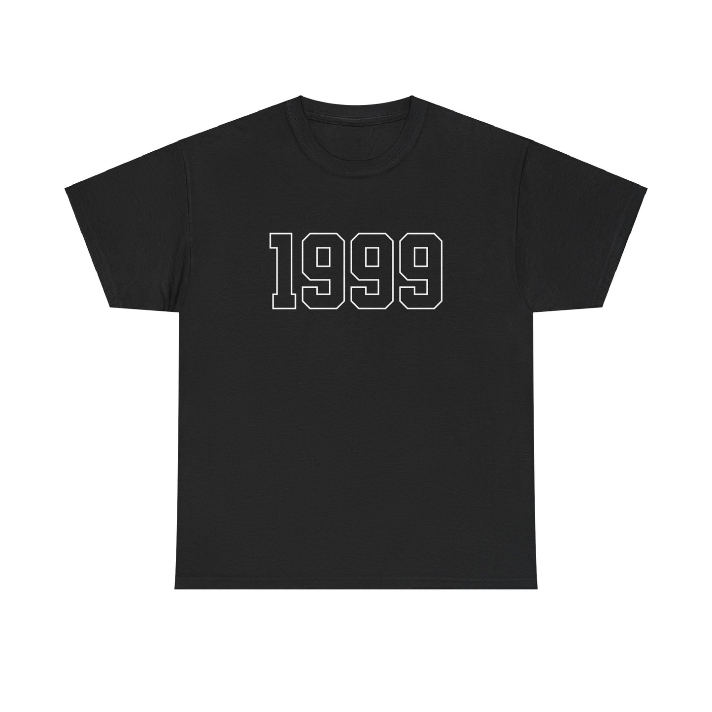 1999 Unisex Tee - Retro Vintage Style Heavy Cotton T-Shirt