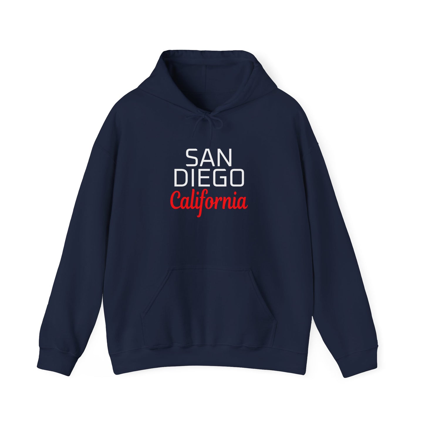 San Diego California Retro City Text Premium Hoodie