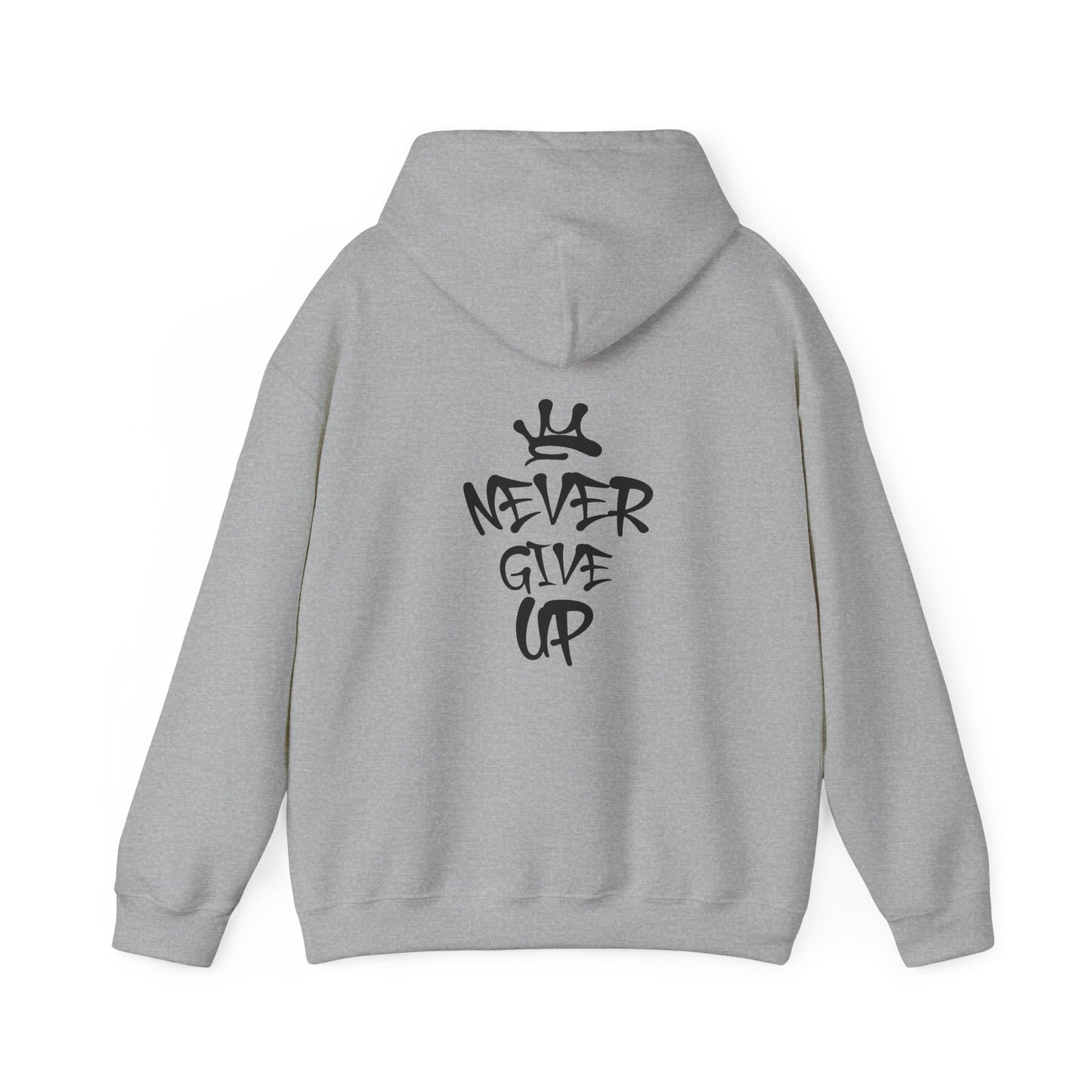 Never Give Up Motivational Hoodie