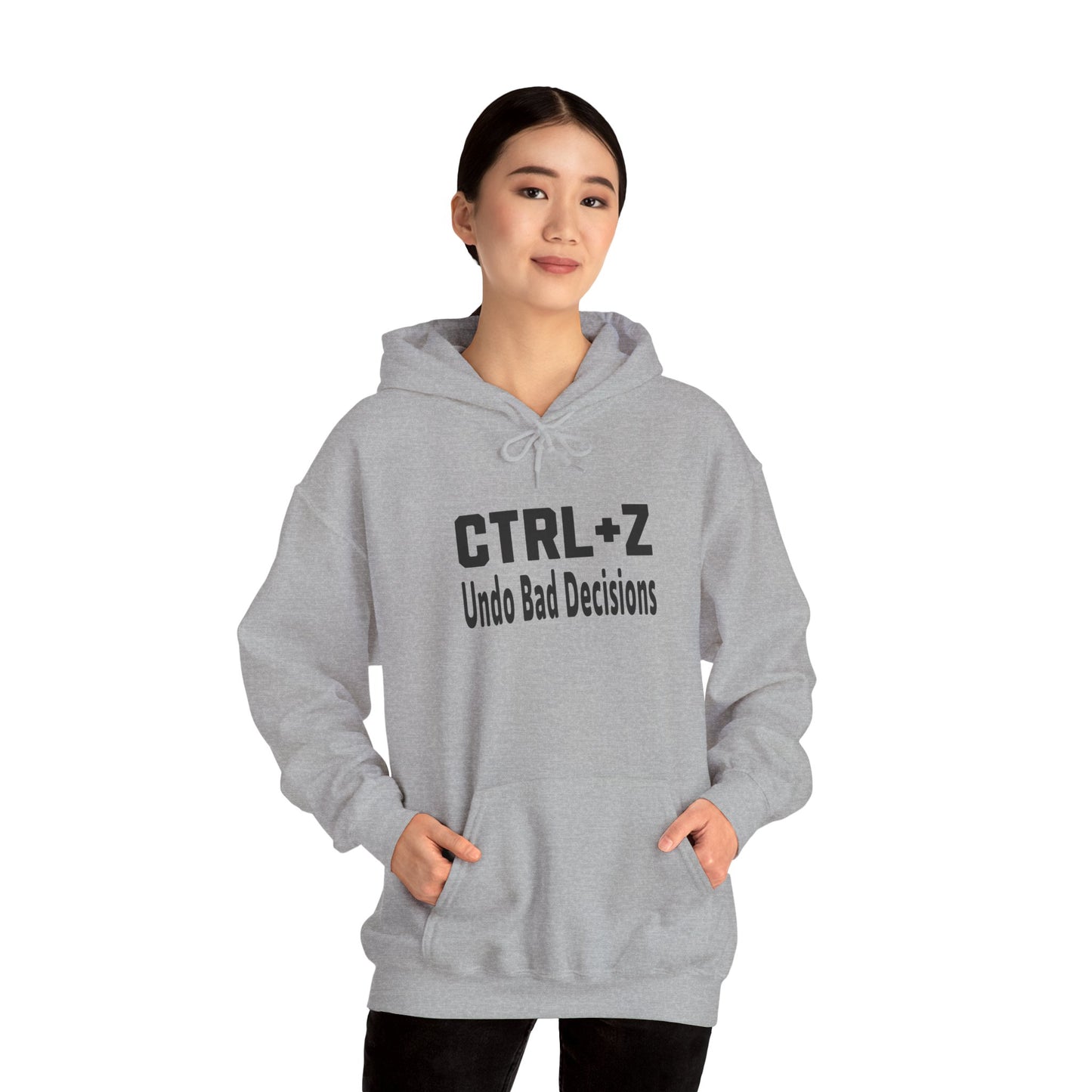 Funny CTRL+Z Undo Bad Decisions Tech Humor Hoodie