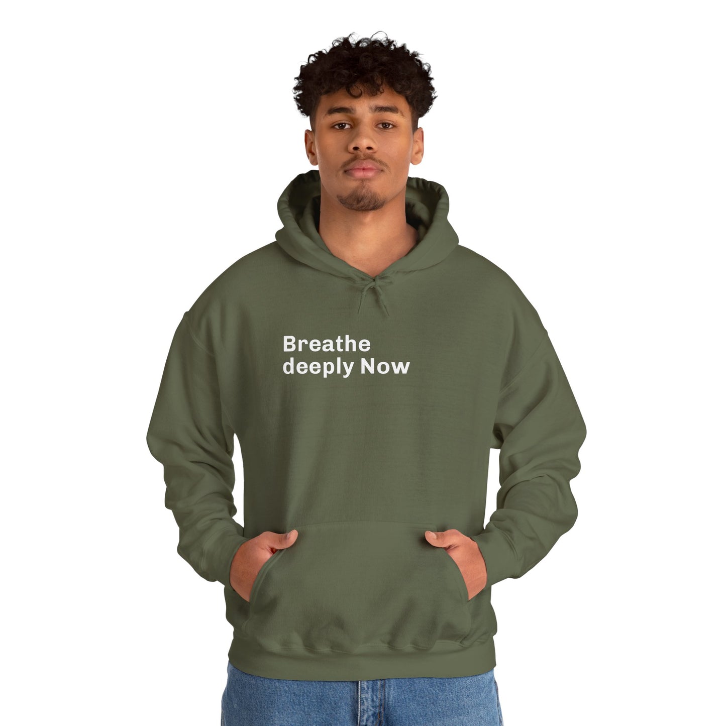Breathe Deeply Now Unisex Mindfulness Hoodie