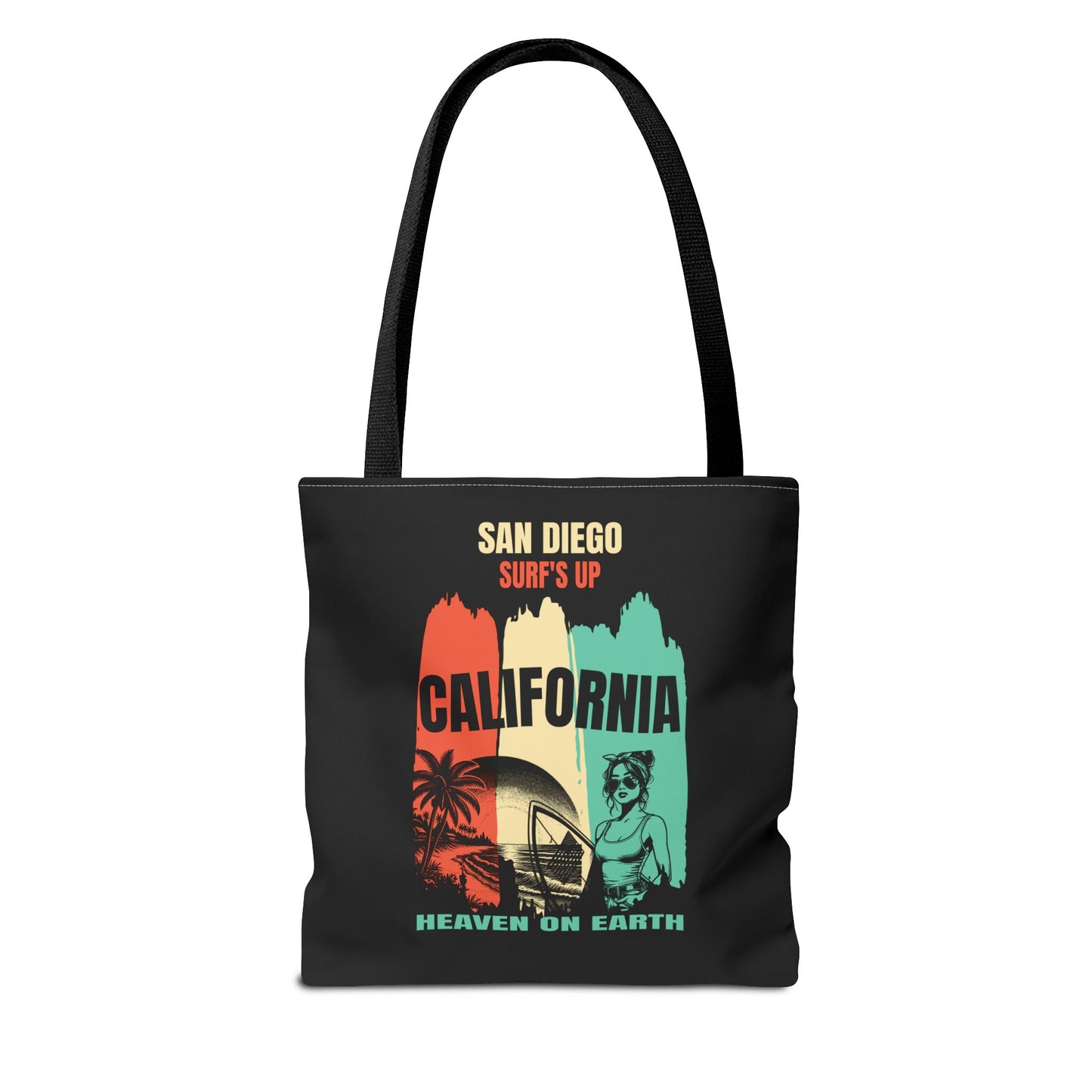 Surf's Up San Diego, California Tote Bag