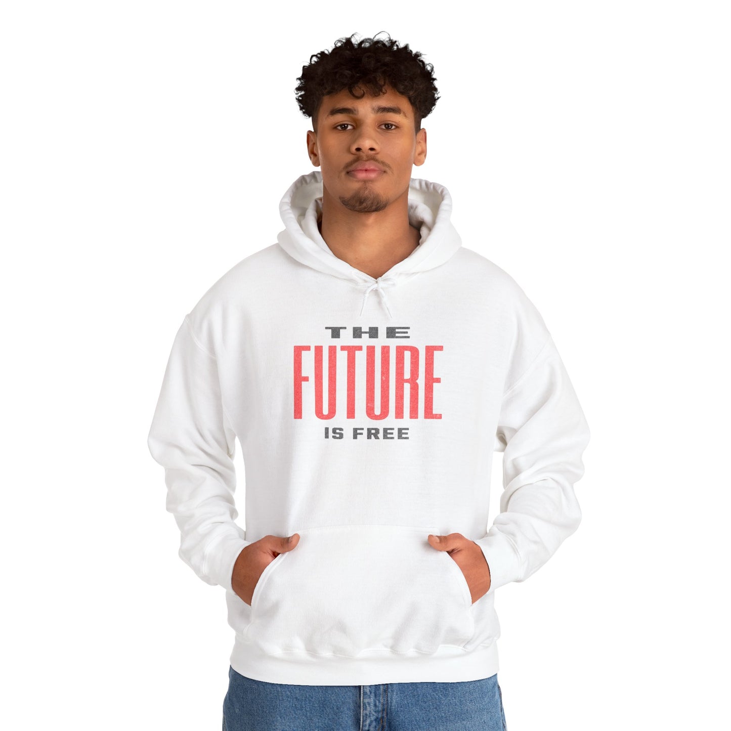 Future Bound: The Future Is Free Inspirational Premium Hoodie