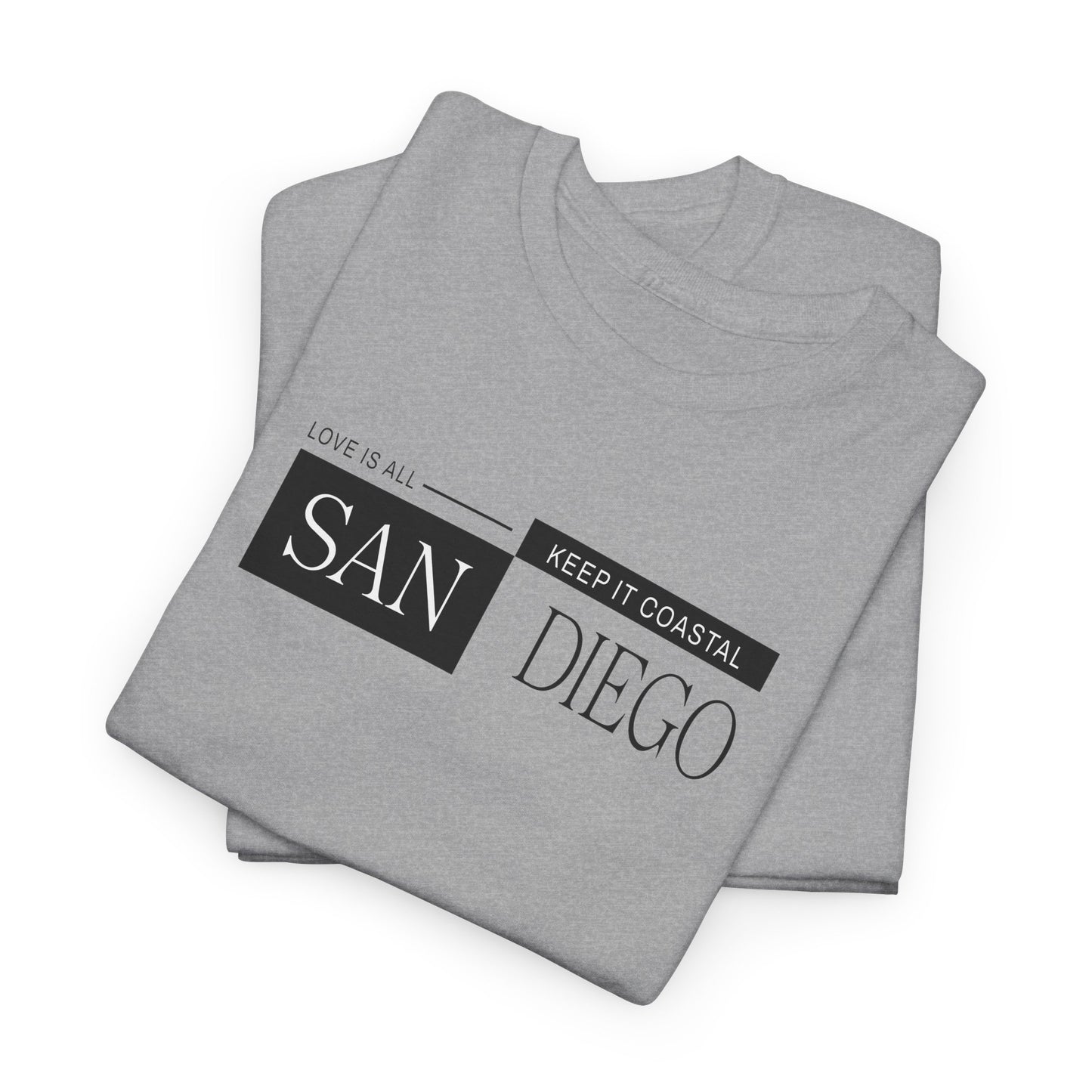 Stylish San Diego Vibes Graphic Tee