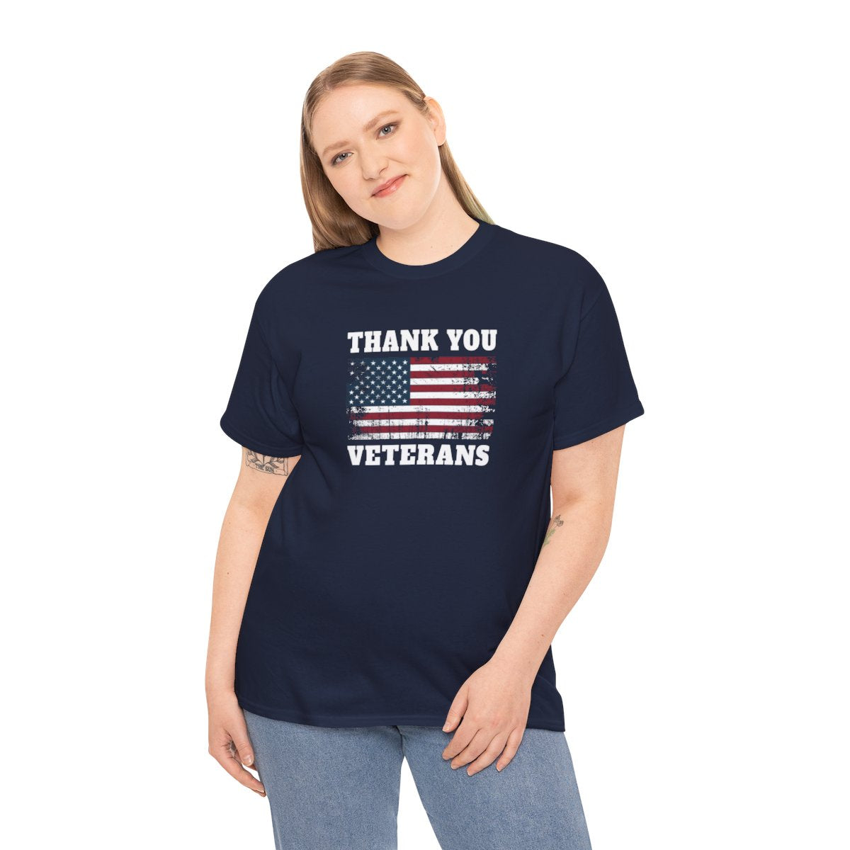 Thank you for your service Unisex Heavy Cotton Tee