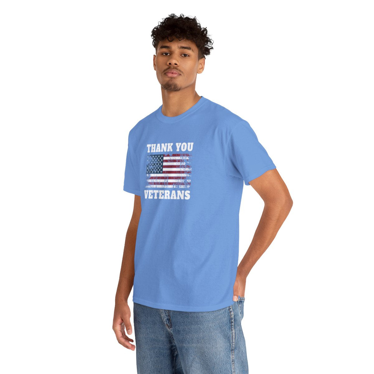 Thank you for your service Unisex Heavy Cotton Tee