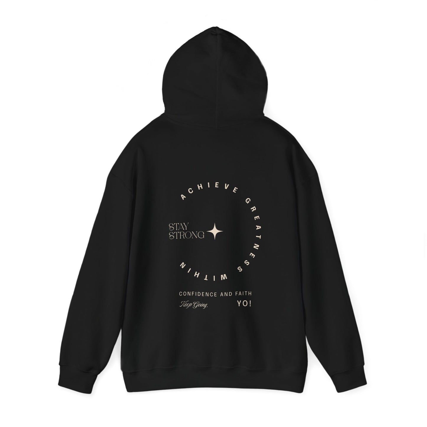 Achieve Greatness Within Heavy Blend™ Hooded Sweatshirt