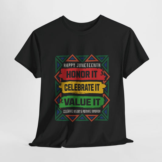 Juneteenth Celebration Unisex Heritage Tee