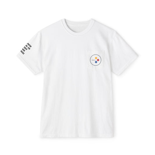 Steelers Unisex Garment-Dyed Pocket T-Shirt