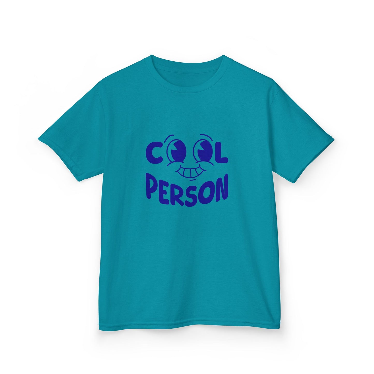 Positive Energy: Kids "Cool Person" Premium Smiley Graphic Tee