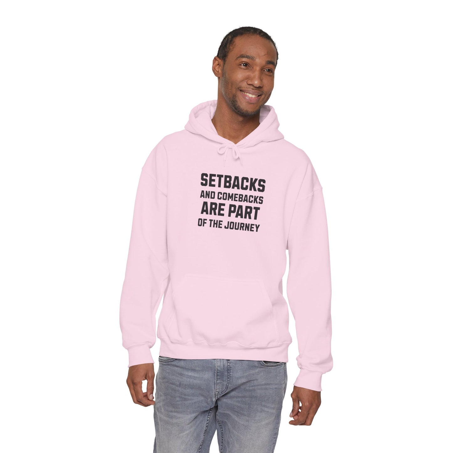 Never Give Up Motivational Hoodie