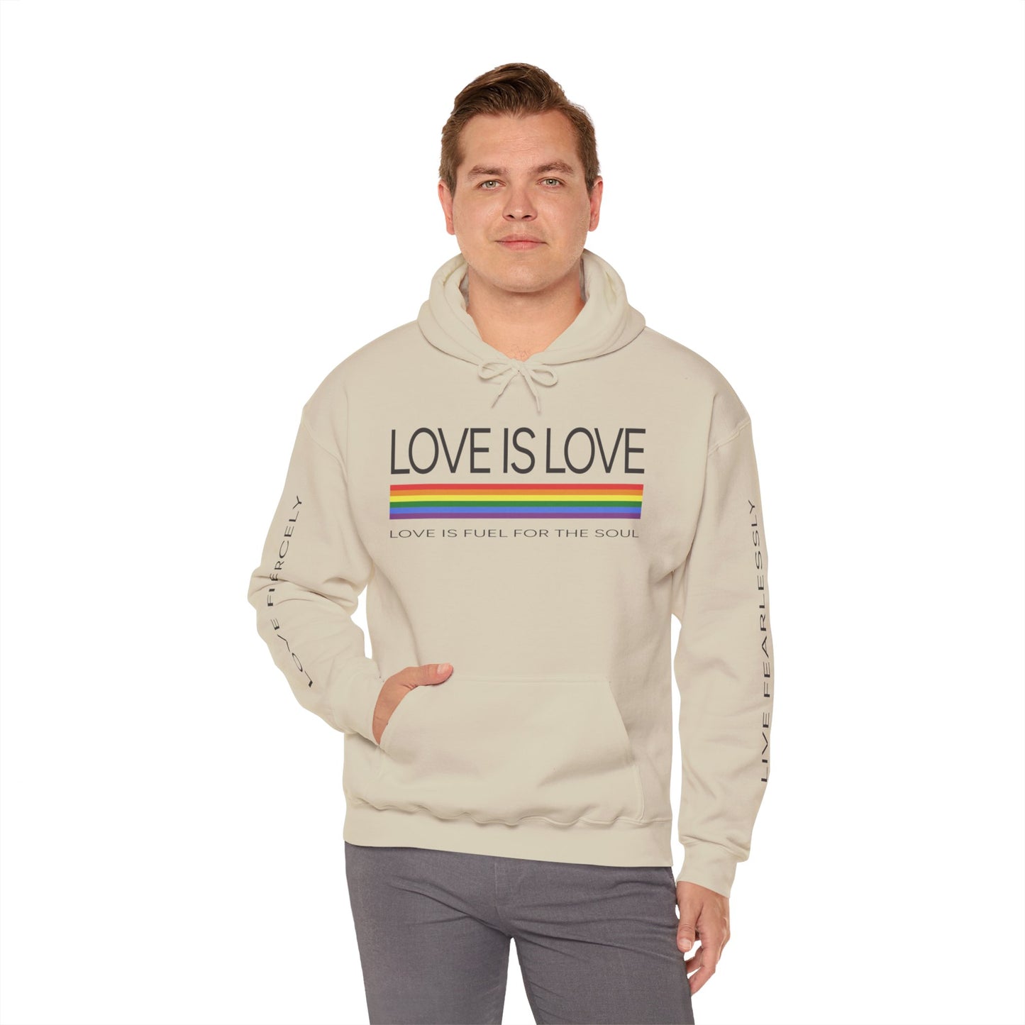 Love is love Heavy Blend™ Hooded Sweatshirt