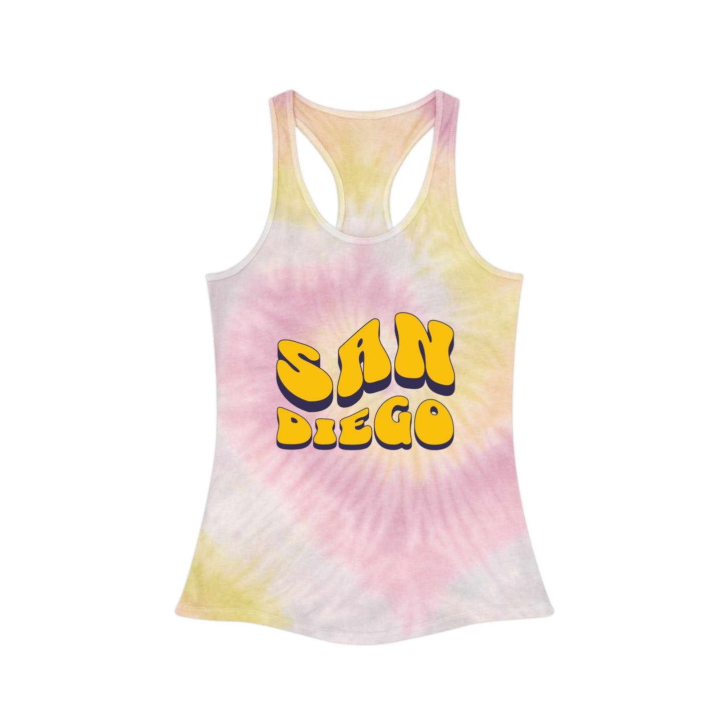 San Diego Tie Dye Racerback Tank Top