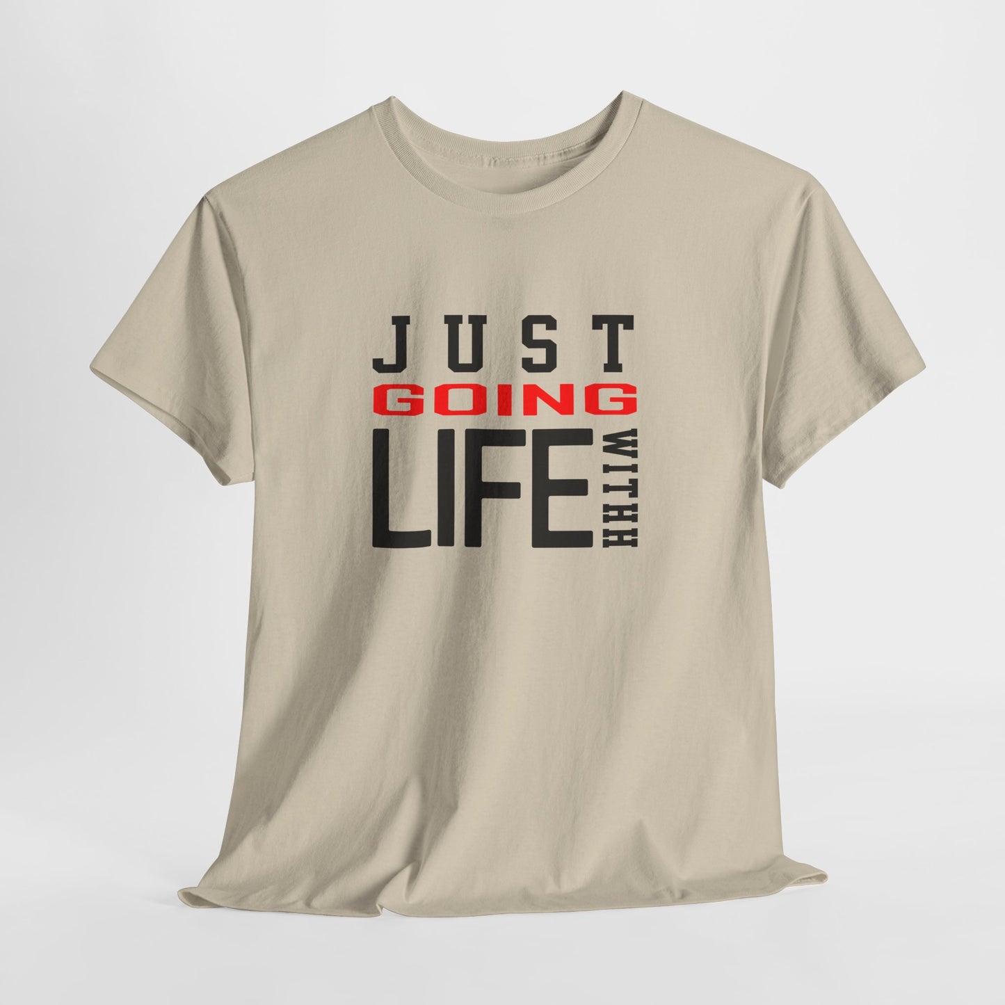 Just Going With Life Premium Aesthetic Minimalist Tee
