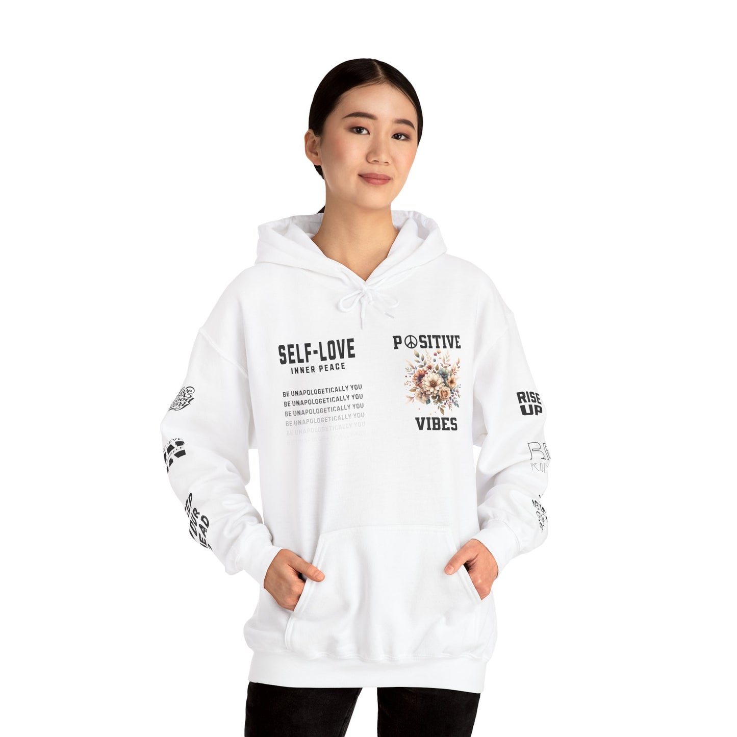 Positive Vibes Hoodie — Self‑Love