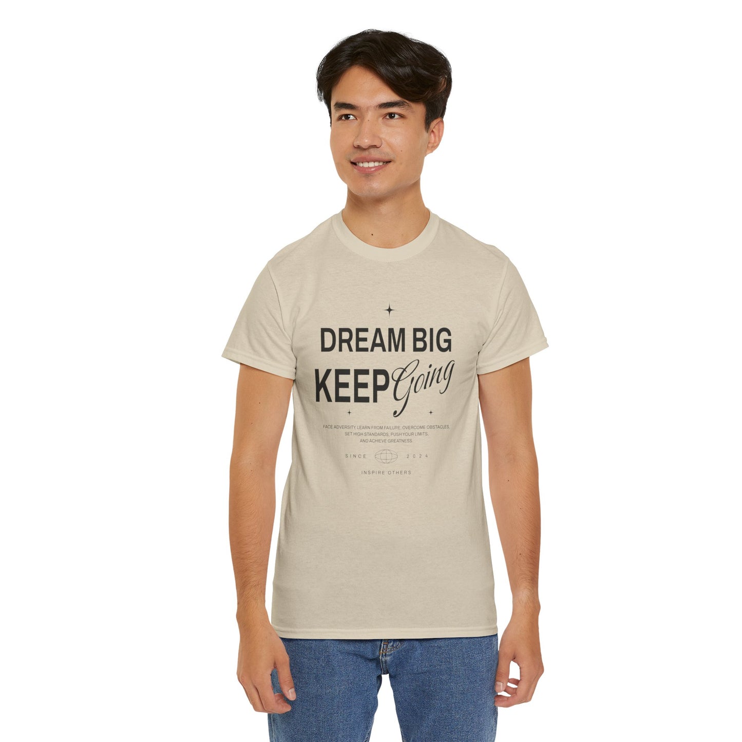 Dream Big lighter color shirts Unisex Heavy Cotton Tee