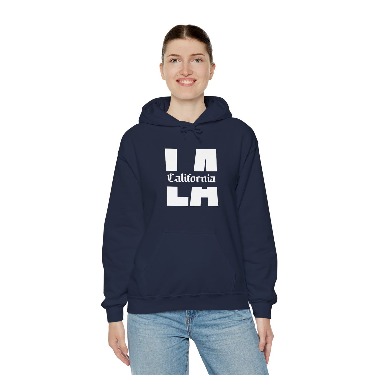 LA California Retro Block Hoodie