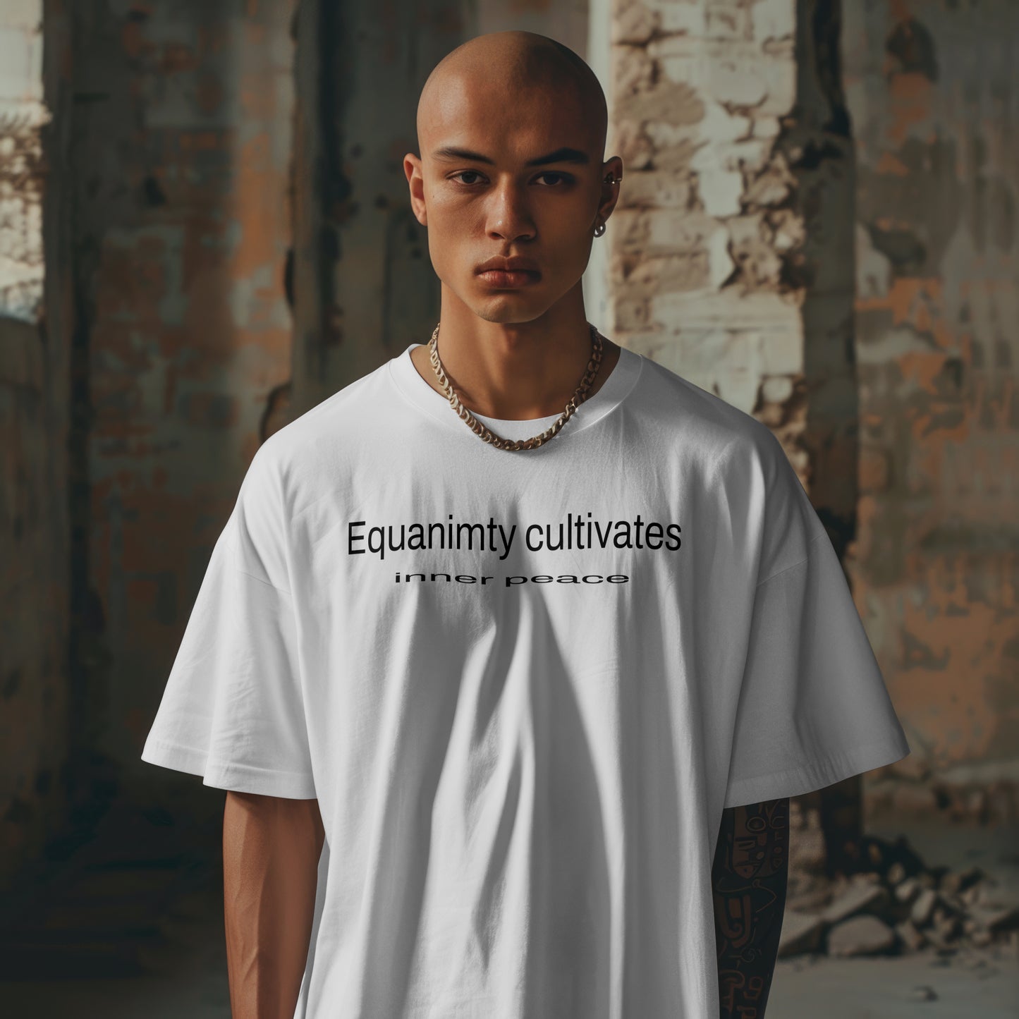 Equanimity  Heavy Cotton Tee express shipping available