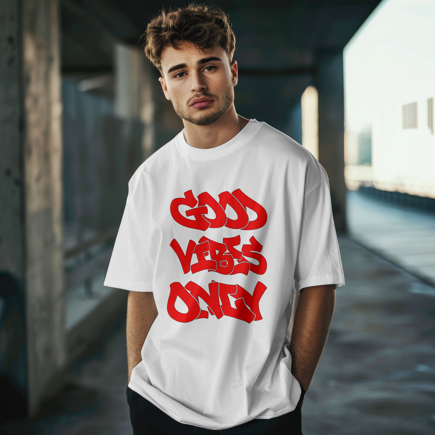 Good Vibes Only Unisex Heavy Cotton Tee